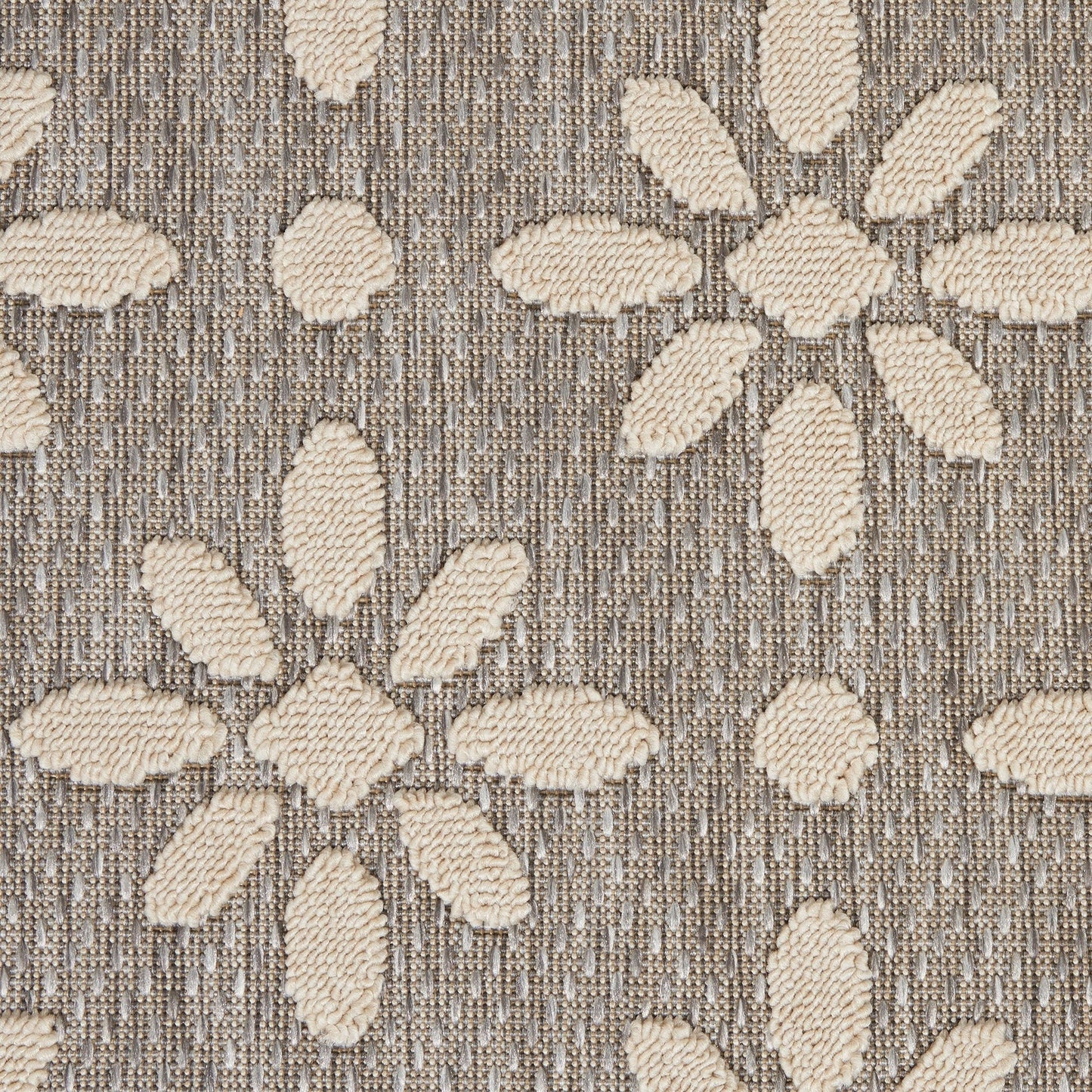 Nourison Palamos Modern Floral Hi Low Geometric Indoor Outdoor Area Rug