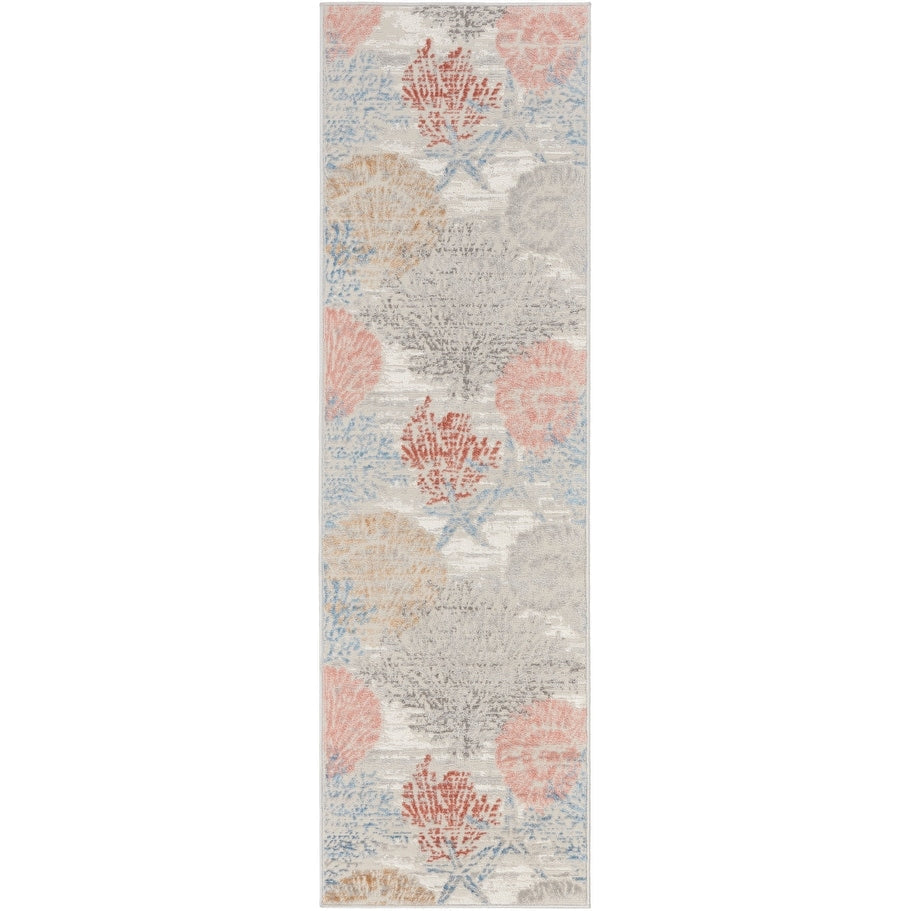 Nourison Pompeii Coastal Beach Muscheln und Korallen Bereich Teppich