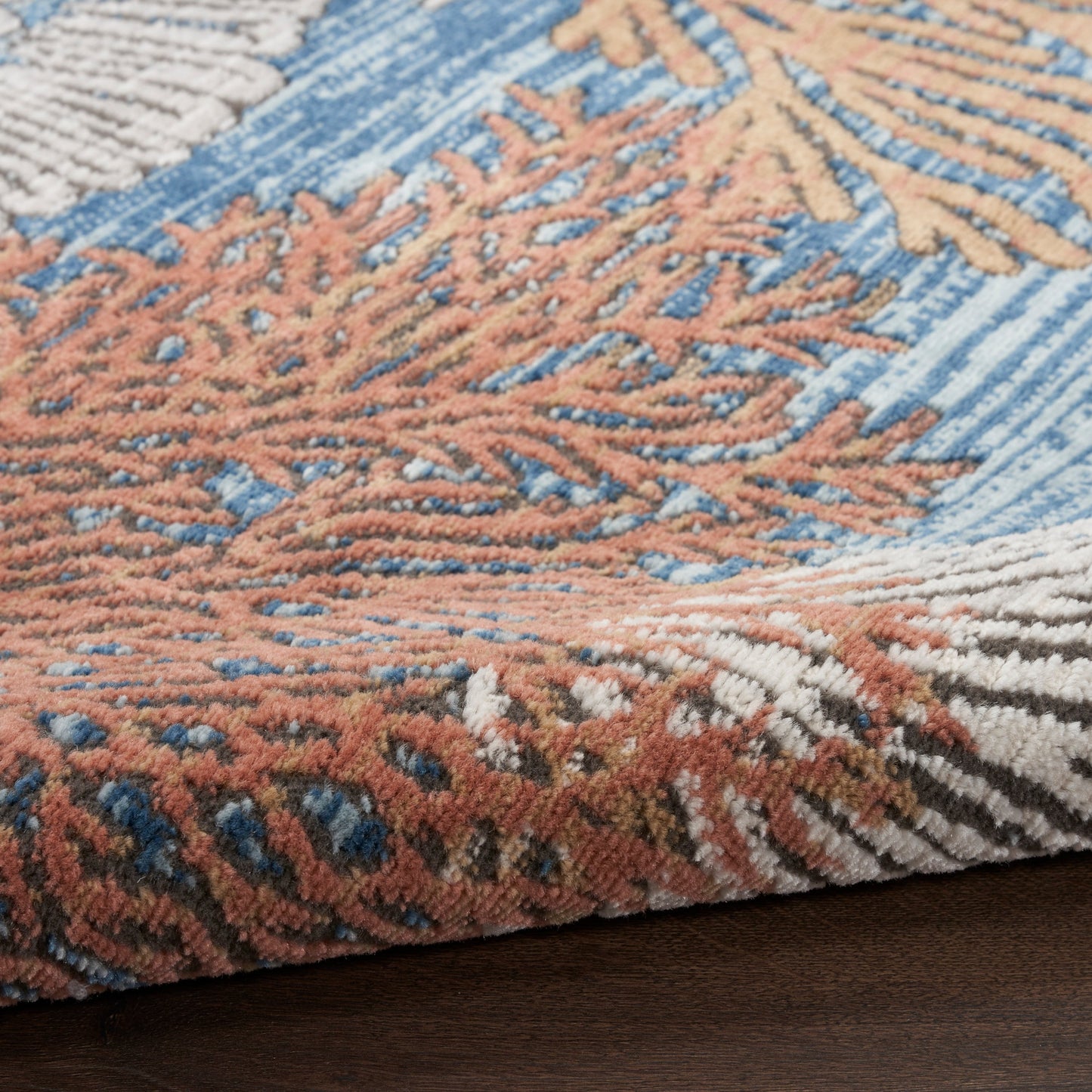 Nourison Pompeii Coastal Beach Muscheln und Korallen Bereich Teppich