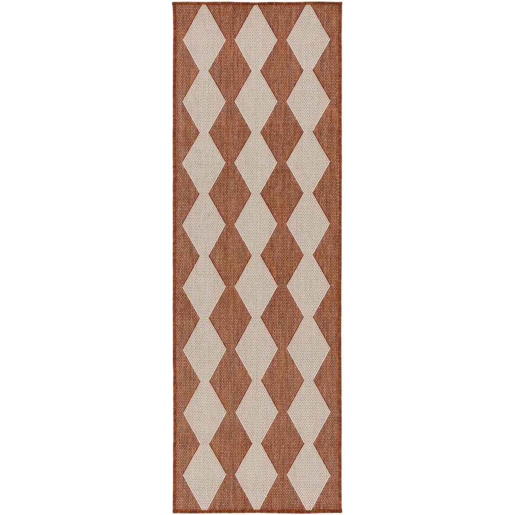 Nourison Positano Geometrischer Teppich für drinnen und draußen
