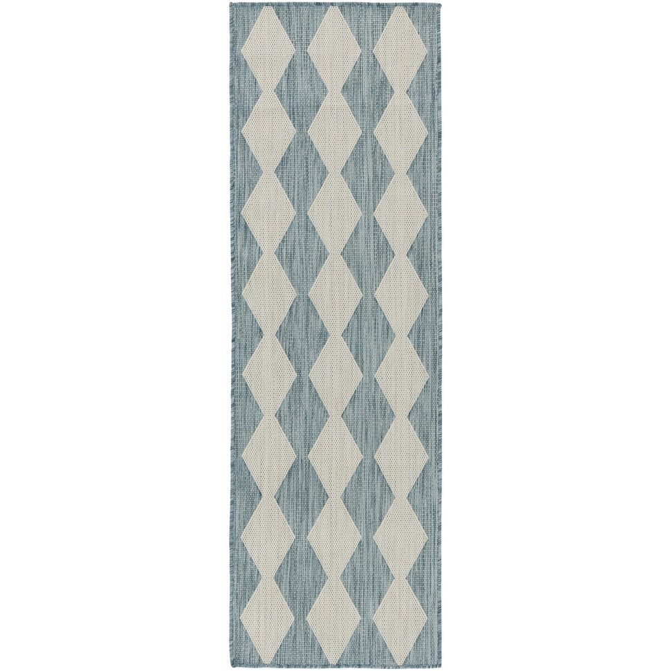 Nourison Positano Geometrischer Teppich für drinnen und draußen