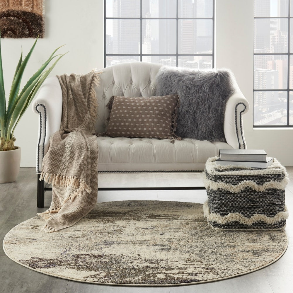 Nourison Moderner abstrakter Sublime-Teppich