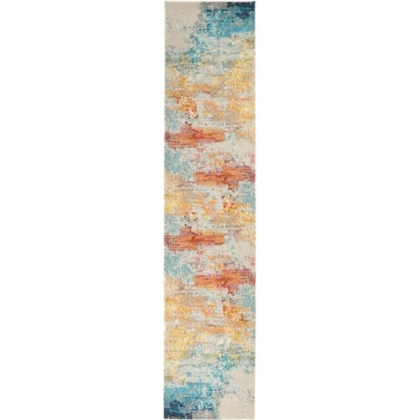Nourison Moderner abstrakter Sublime-Teppich