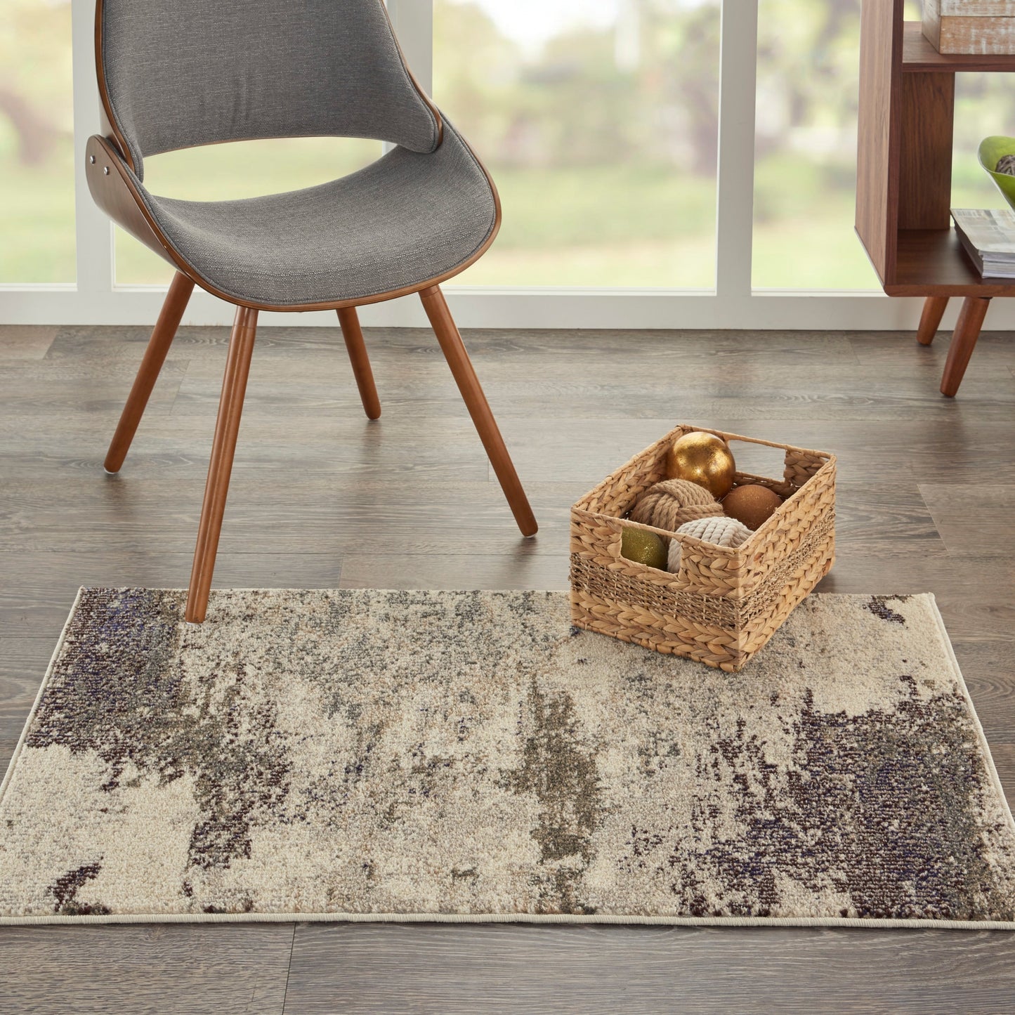 Nourison Moderner abstrakter Sublime-Teppich