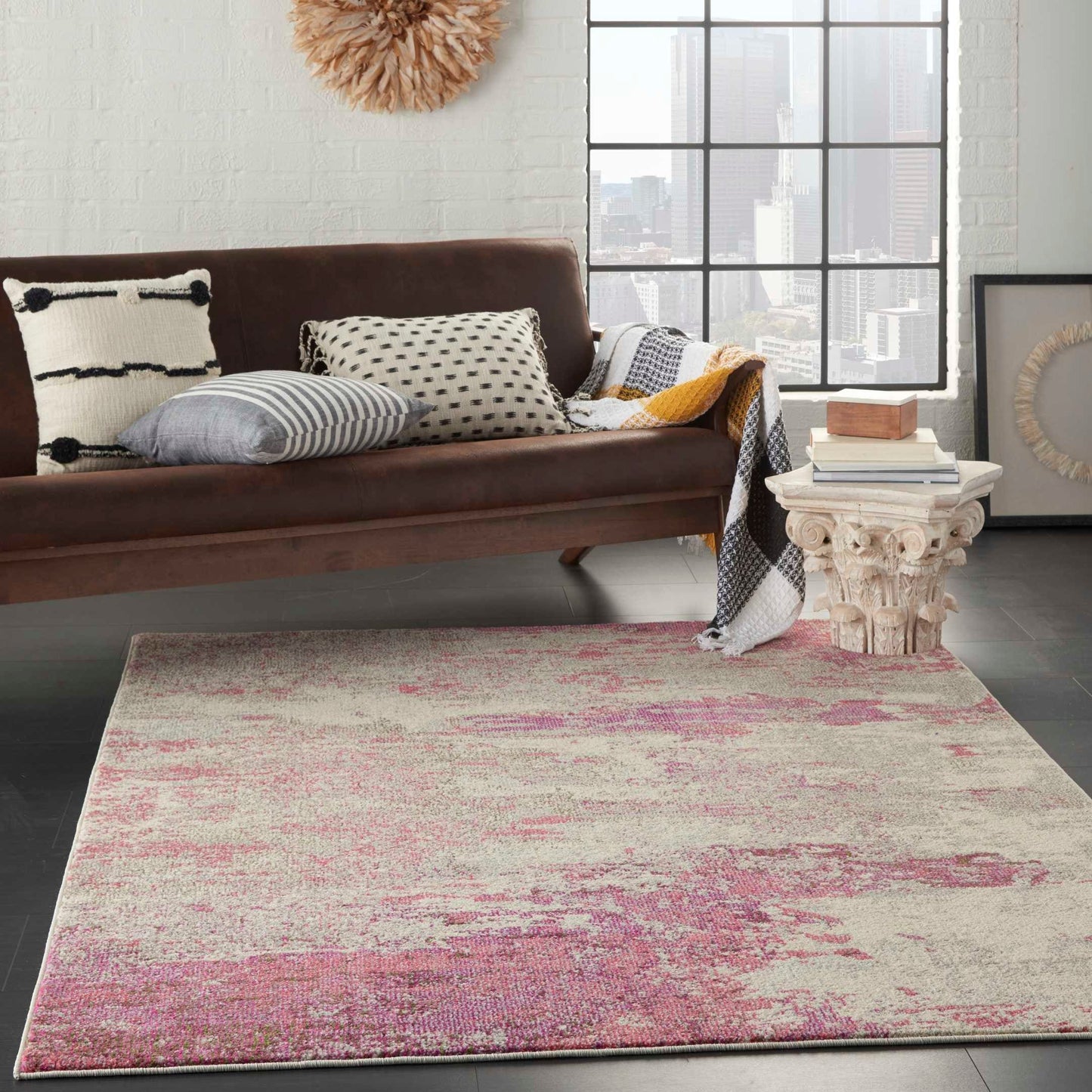 Nourison Moderner abstrakter Sublime-Teppich
