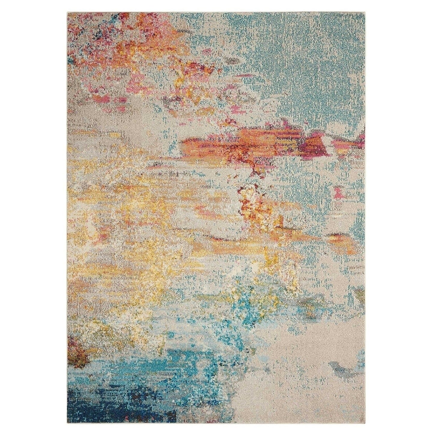 Nourison Moderner abstrakter Sublime-Teppich