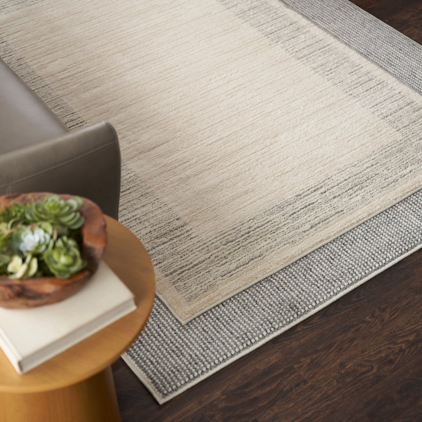 Nourison Textured Home Indoor Abstract Area Rug