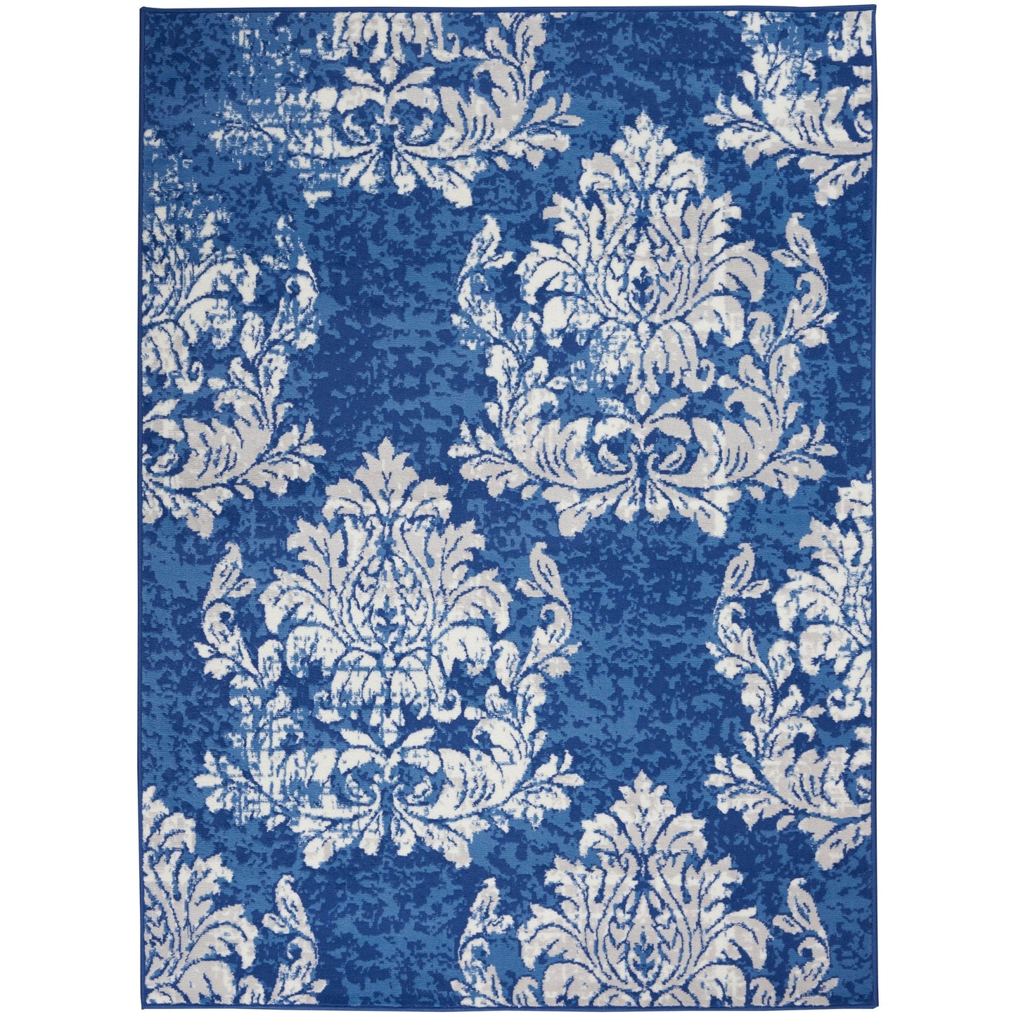 Nourison Whimsicle French Country Botanical Elfenbein-Marine-Teppich
