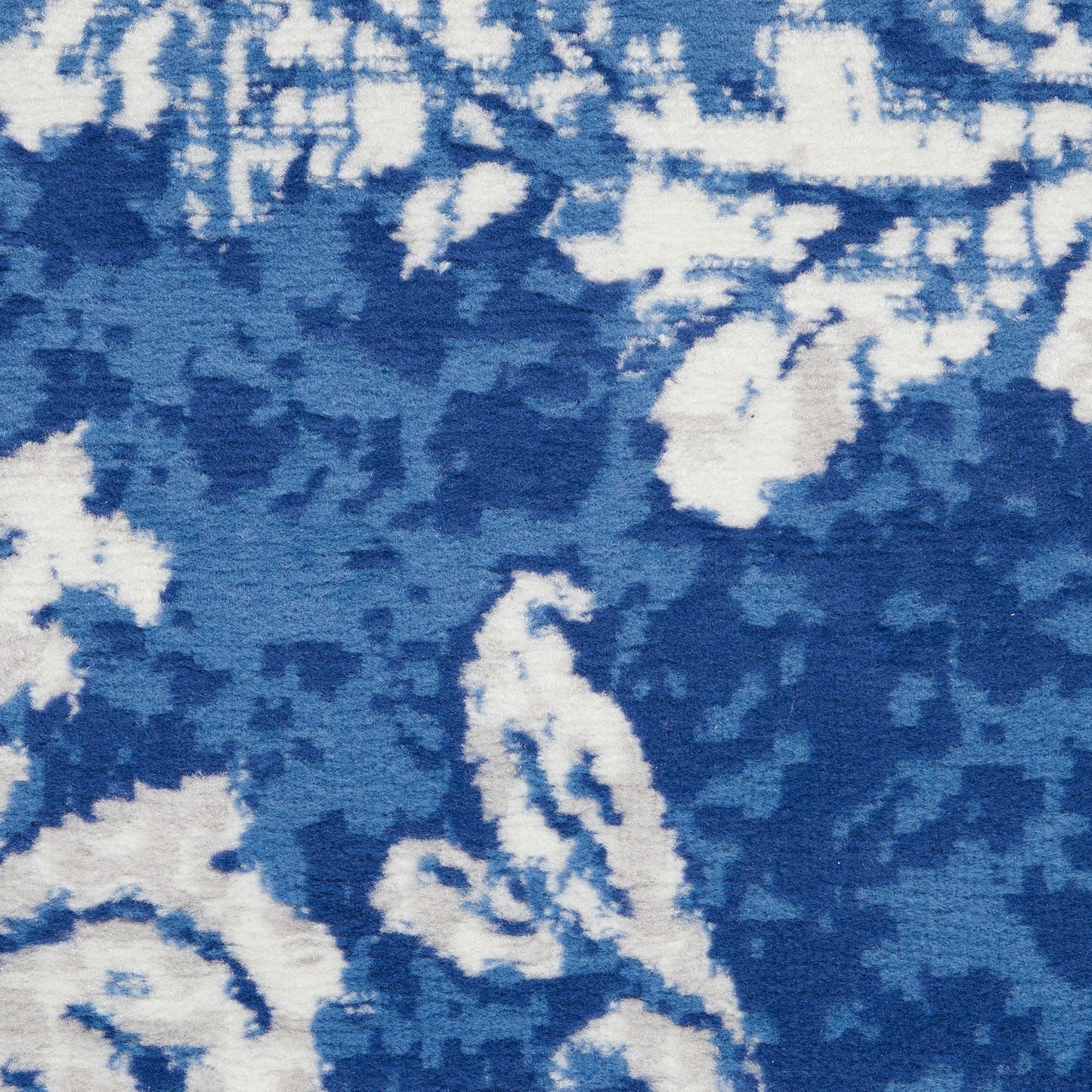 Nourison Whimsicle French Country Botanical Elfenbein-Marine-Teppich