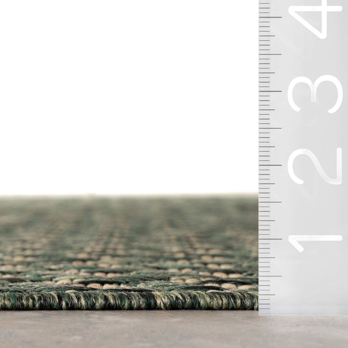 Nuloom Camryn Fischgräten-Teppich für drinnen und draußen