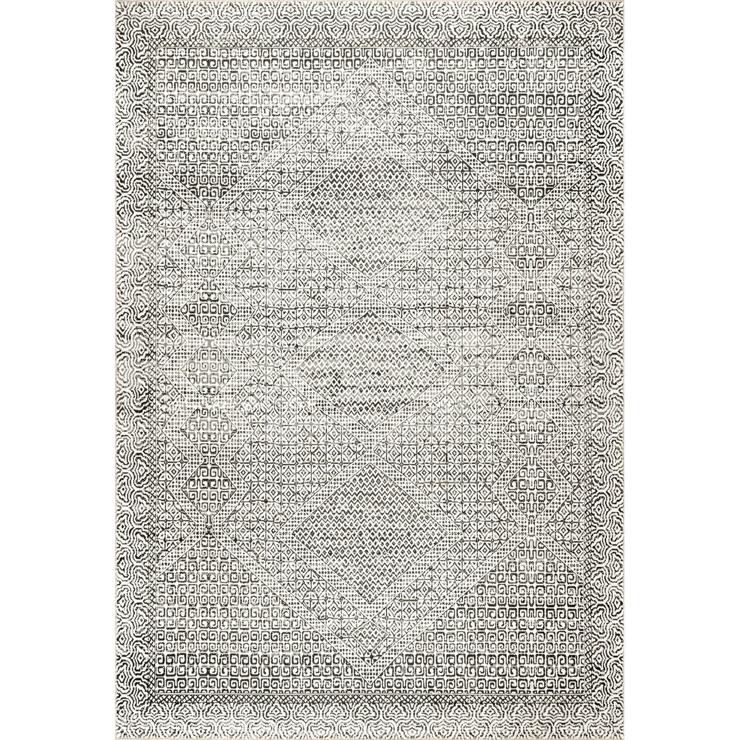 Nuloom Hart SpinClean Abstrakter Tribal-Teppich, maschinenwaschbar