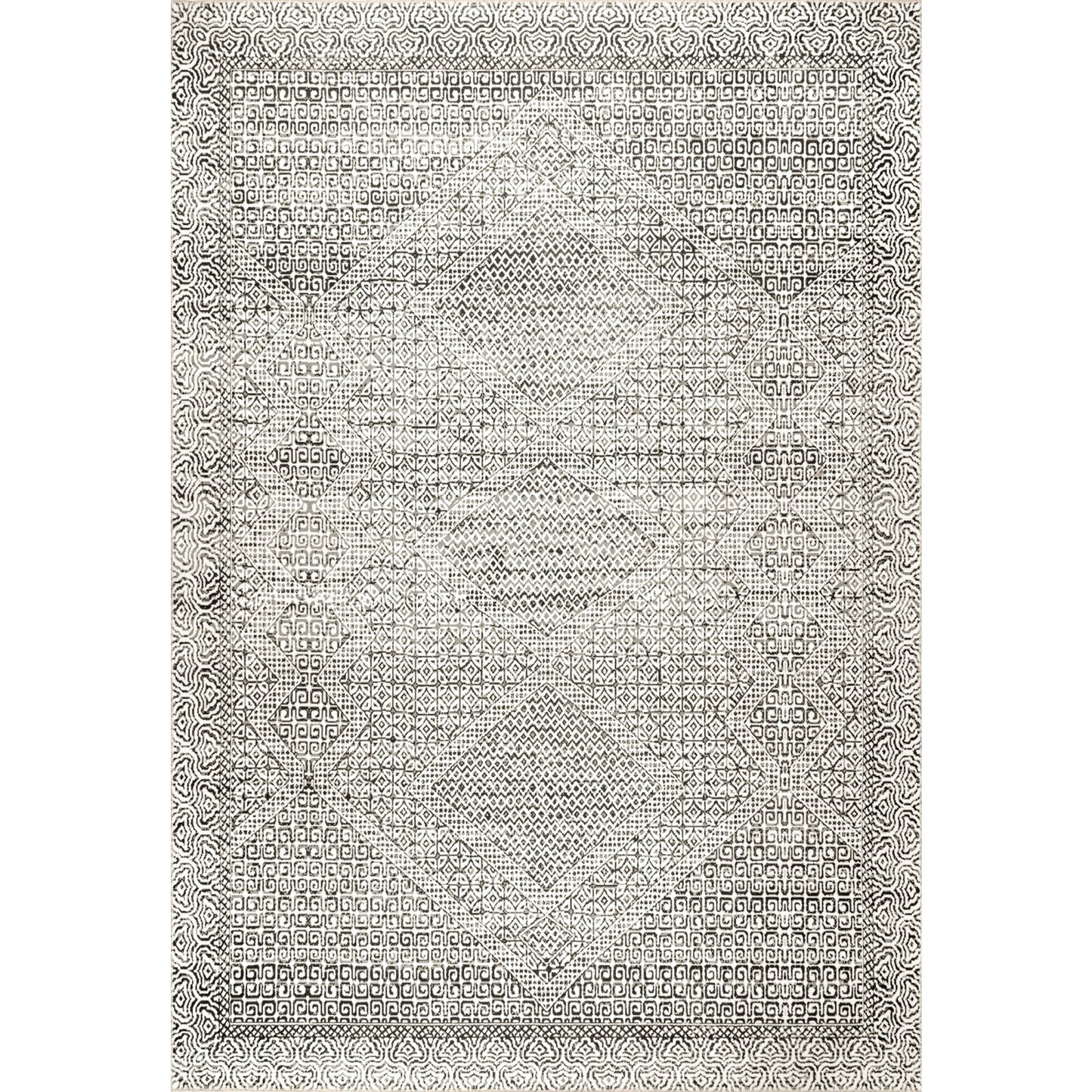 Nuloom Hart SpinClean Abstrakter Tribal-Teppich, maschinenwaschbar
