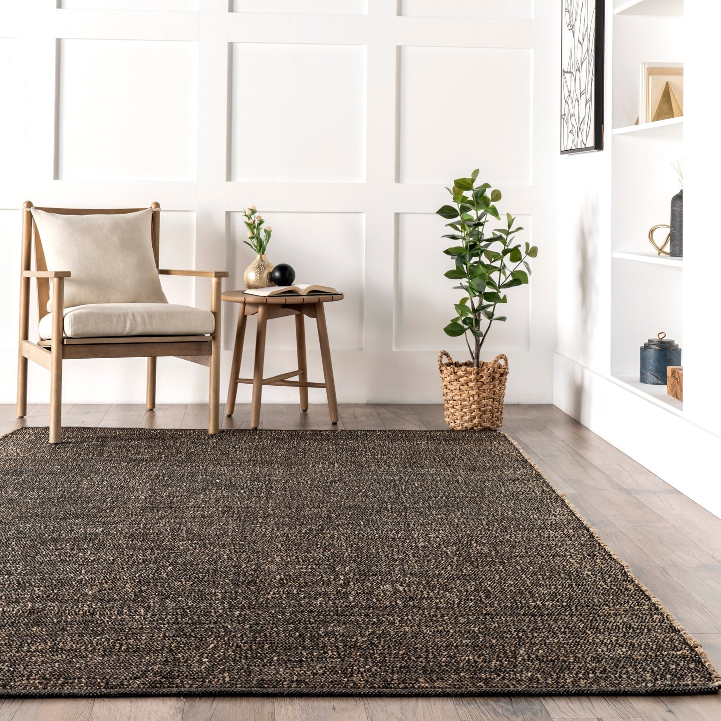 Nuloom Jacky Klassischer Teppich aus Jutemischung