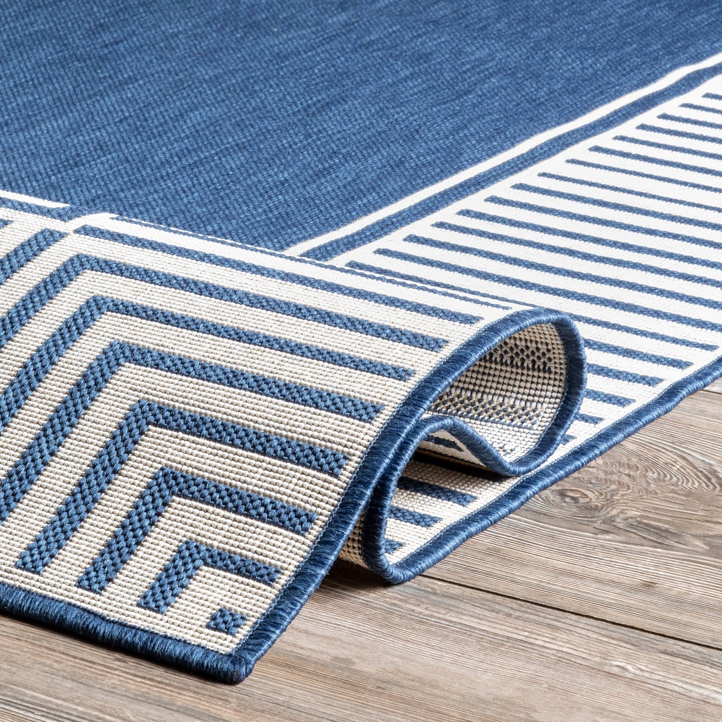 Nuloom Leah Classic Bordered Indoor/Outdoor-Teppich