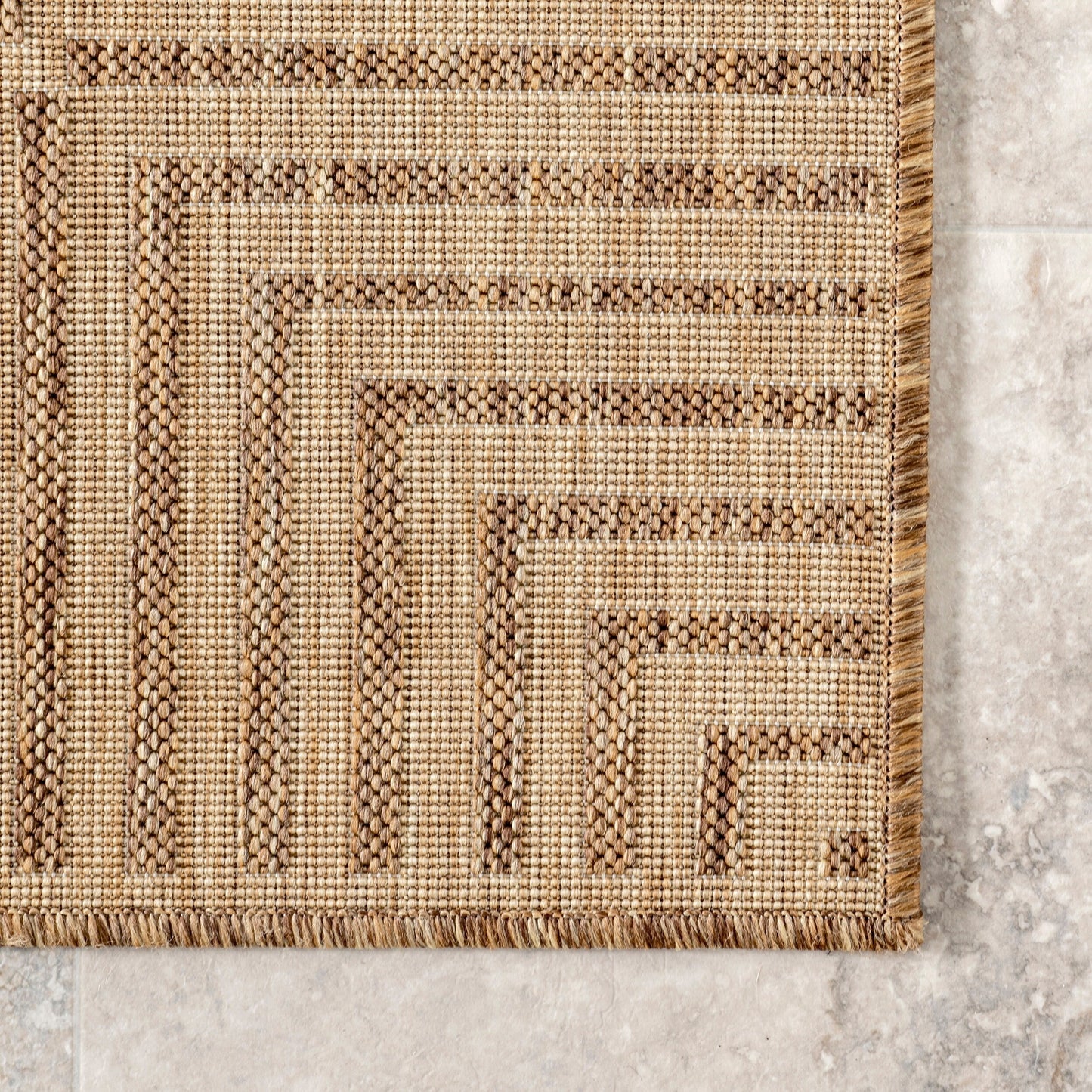 Nuloom Leah Classic Bordered Indoor/Outdoor-Teppich