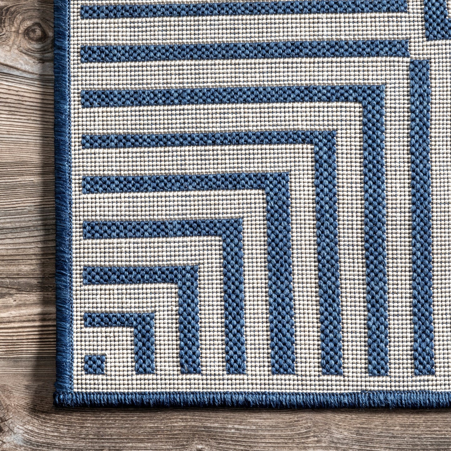 Nuloom Leah Classic Bordered Indoor/Outdoor-Teppich
