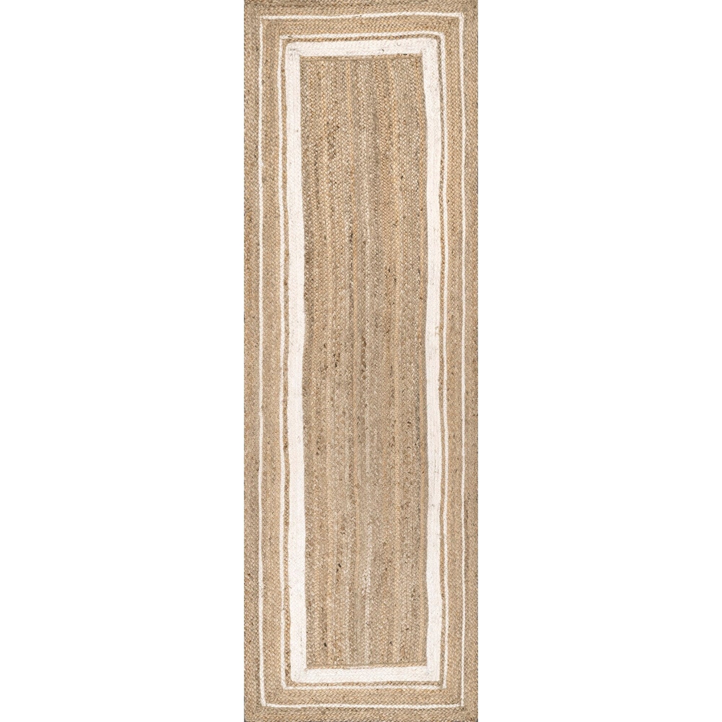 Nuloom Rikki Coastal Geflochtener Jute-Teppich