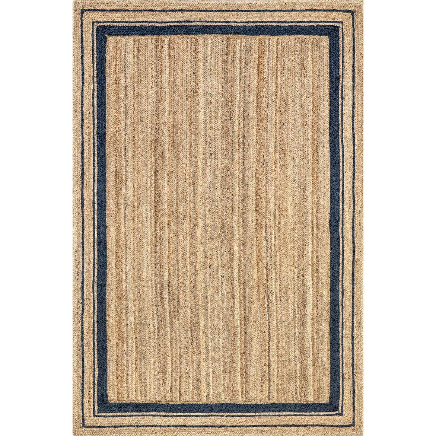 Nuloom Rikki Coastal Geflochtener Jute-Teppich