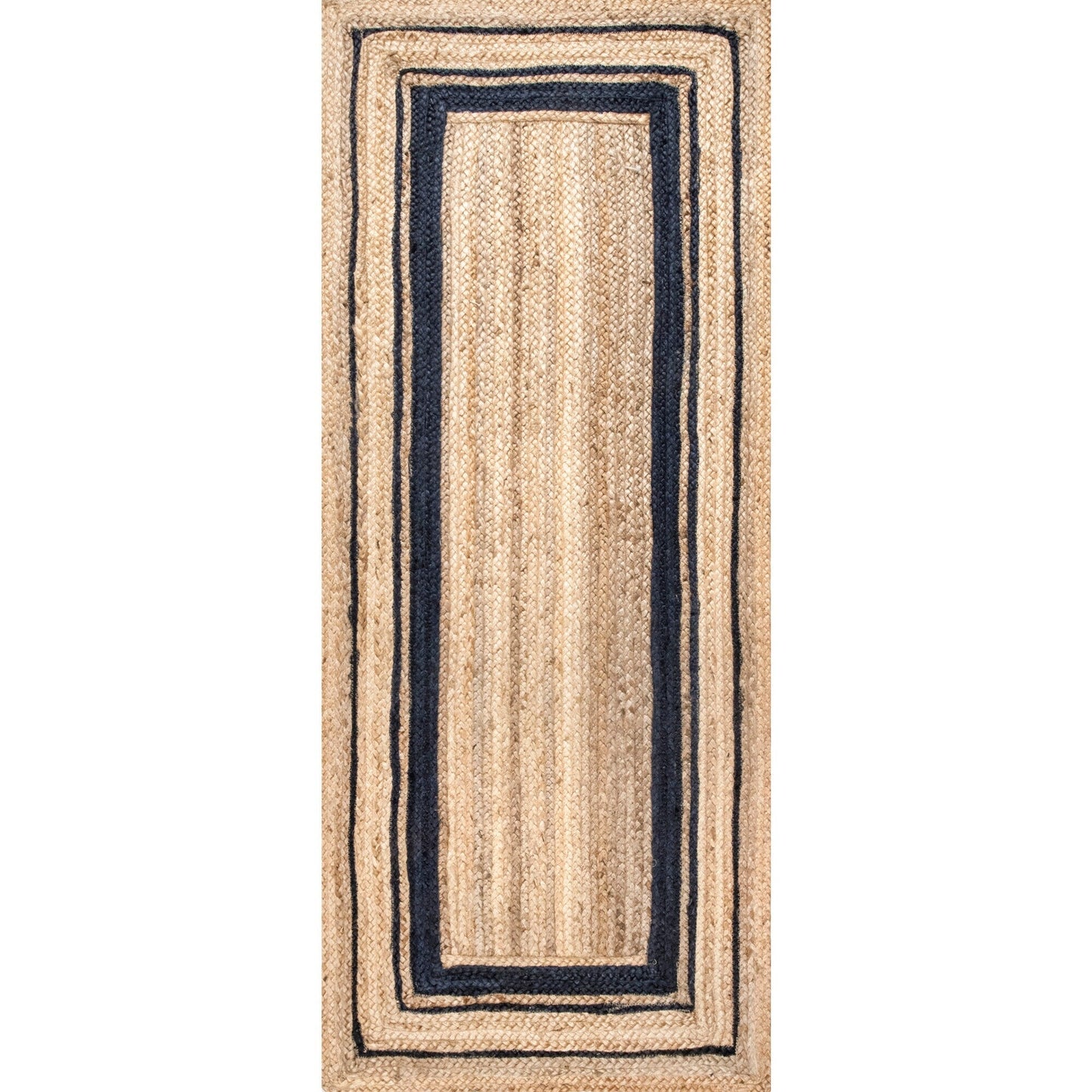Nuloom Rikki Coastal Geflochtener Jute-Teppich