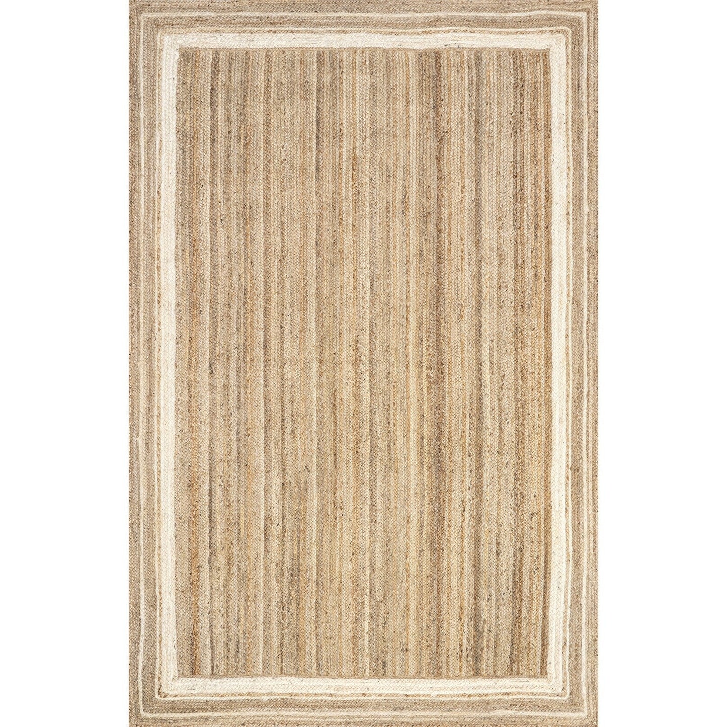 Nuloom Rikki Coastal Geflochtener Jute-Teppich