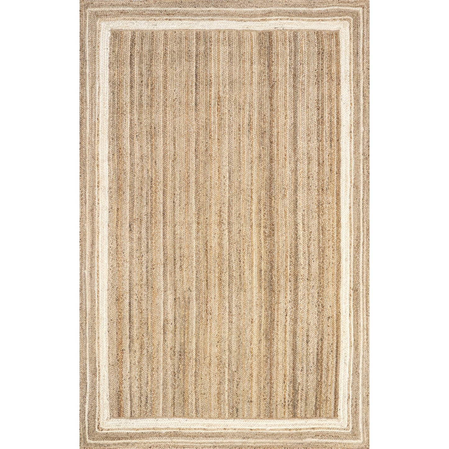 Nuloom Rikki Coastal Geflochtener Jute-Teppich