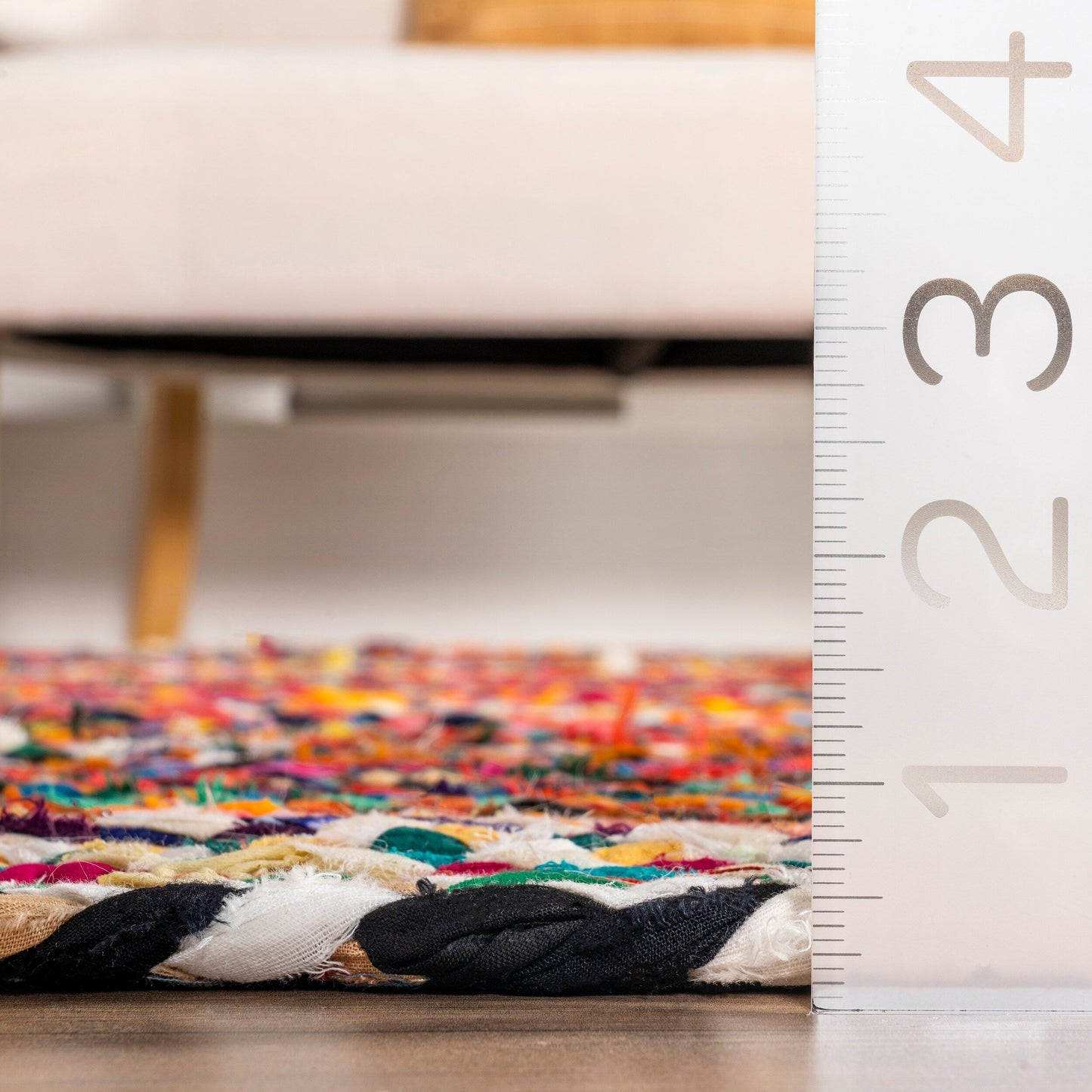 Nuloom Tammara Bohemian Handgeflochtener Flächenteppich