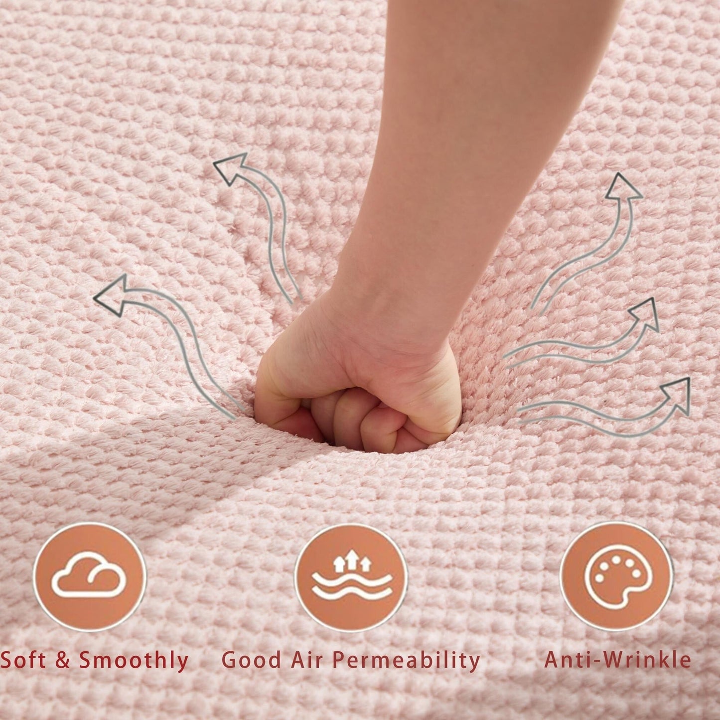Rosa Cord-Wolkensofa mit Kissen