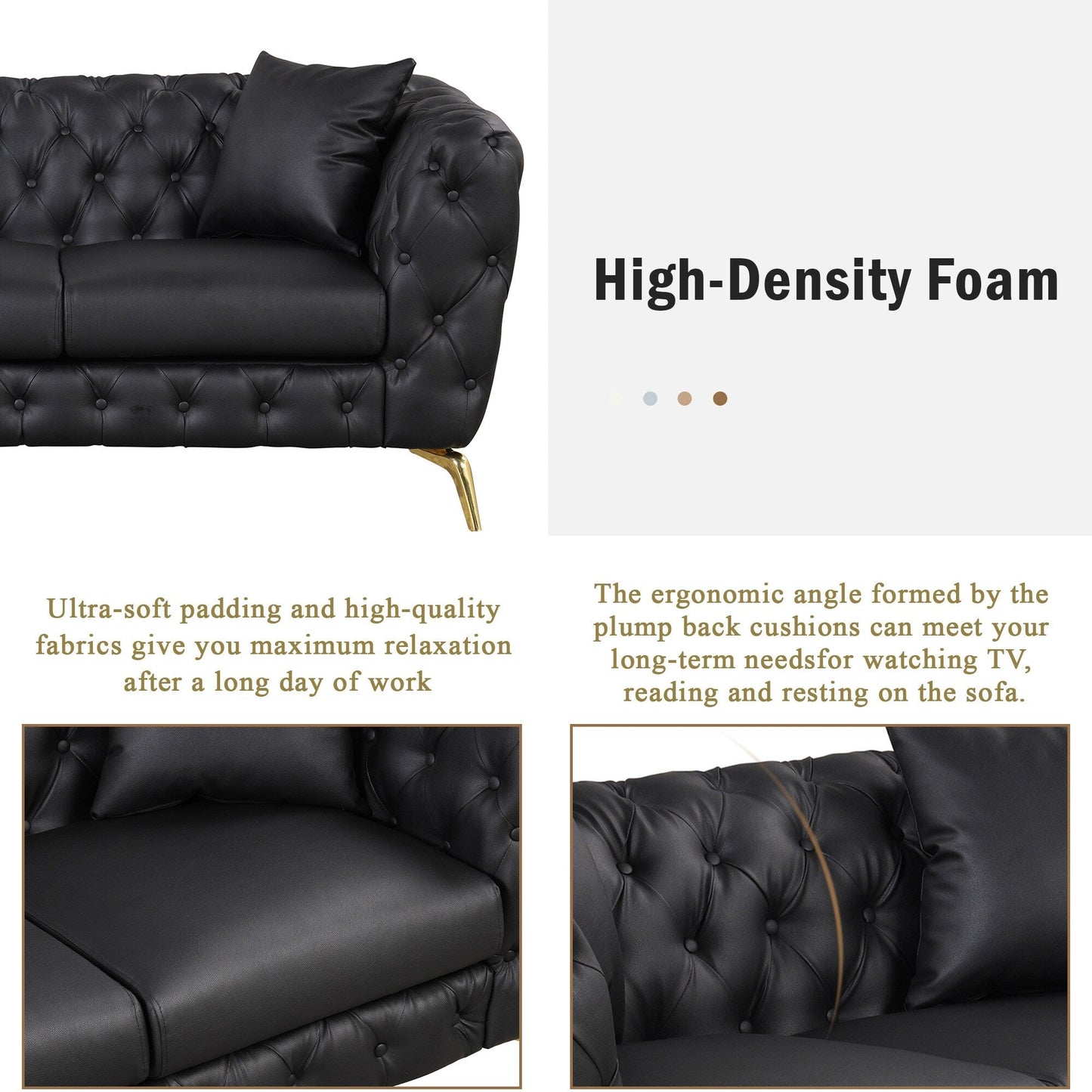 Roomfitters Massage Recliner Chair Electric Power Lift Chairs with Side Pocket, Adjustable Massage and Heating Function