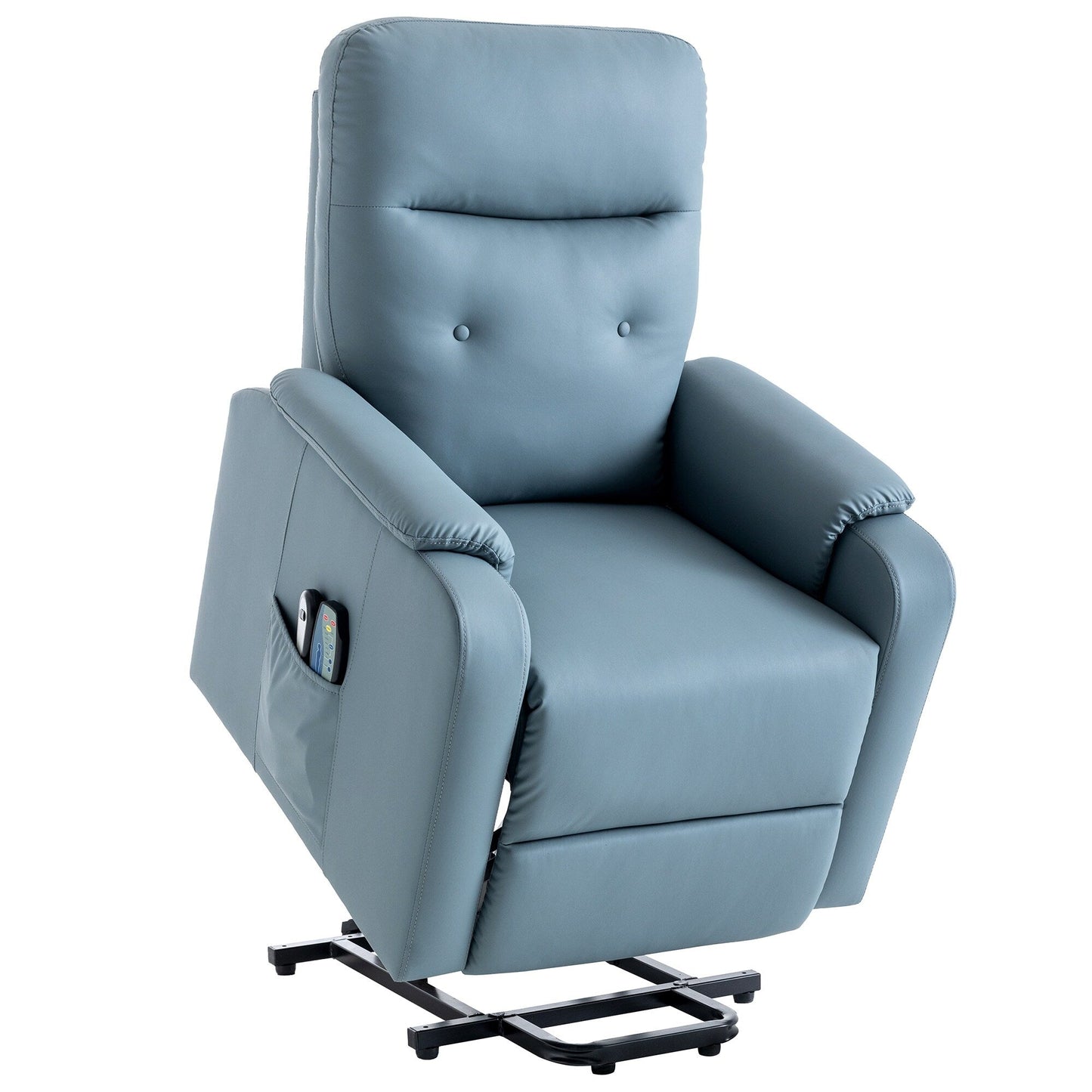 Roomfitters Massage Recliner Chair Electric Power Lift Chairs with Side Pocket, Adjustable Massage and Heating Function