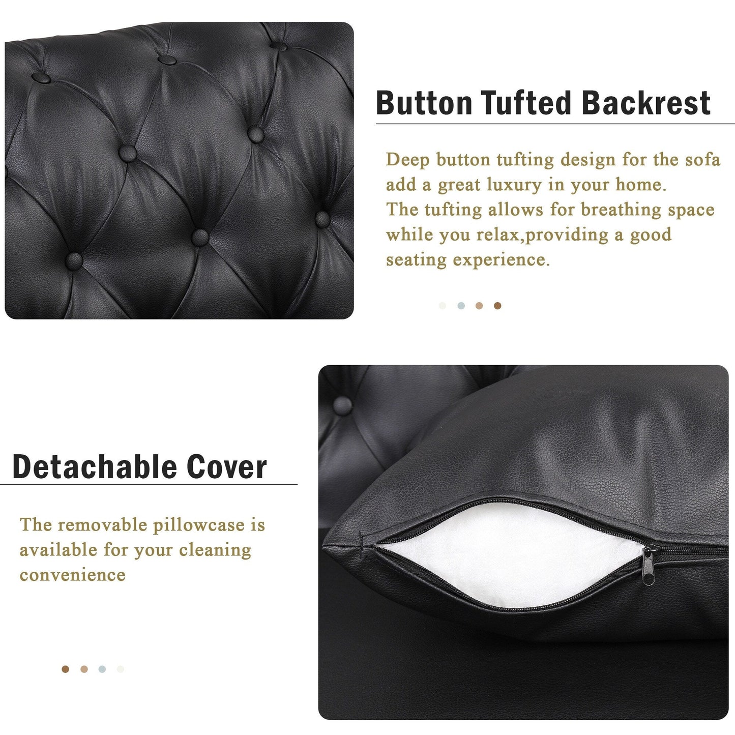 Roomfitters Massage Recliner Chair Electric Power Lift Chairs with Side Pocket, Adjustable Massage and Heating Function
