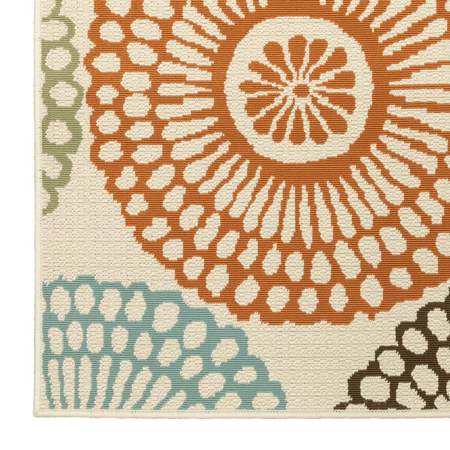 Vista Home Malta Medallions Mehrfarbiger Indoor-Outdoor-Teppich