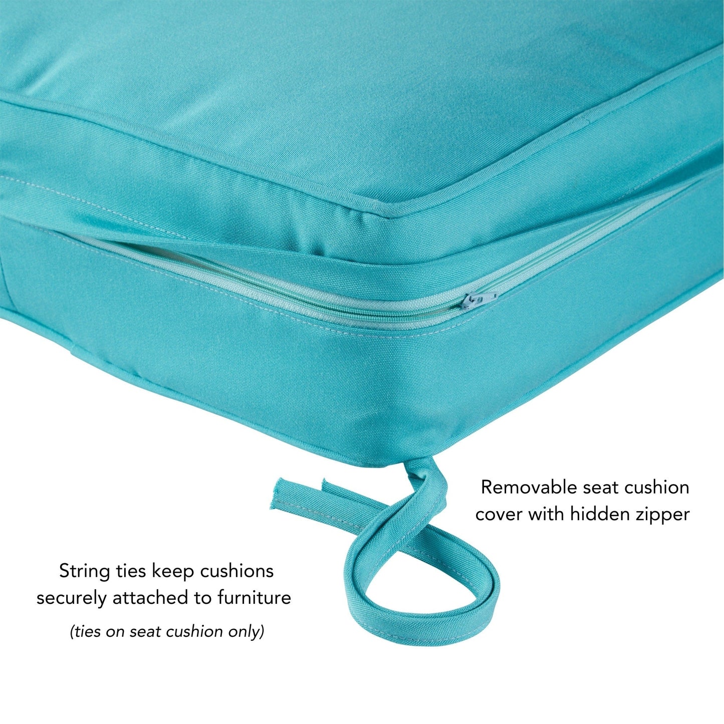 Sunbrella 2-teiliges Premium Deep Seat Outdoor-Kissenset