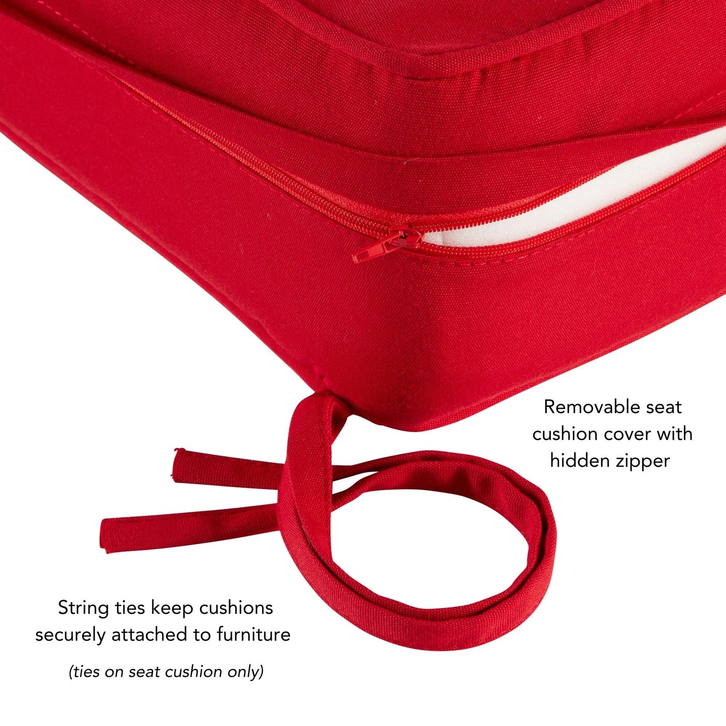 Sunbrella 2-teiliges Premium Deep Seat Outdoor-Kissenset