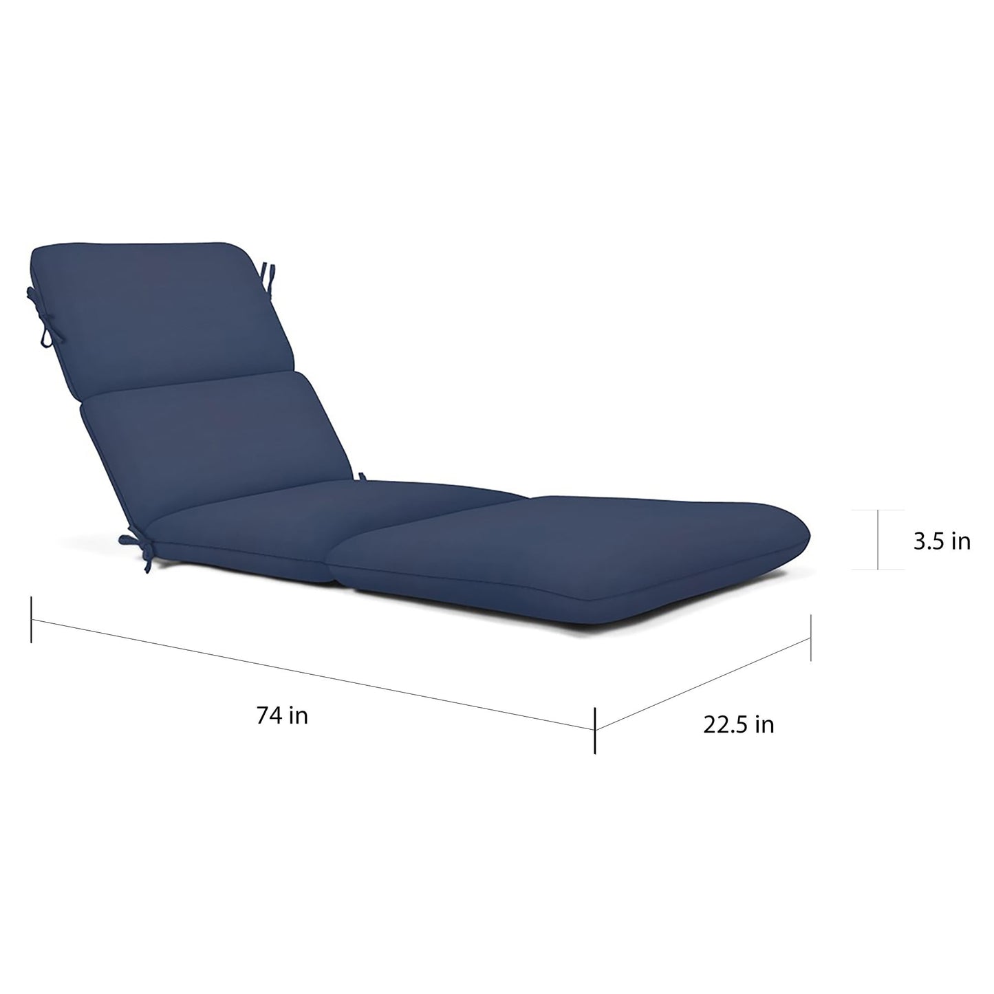 Sunbrella Chaiselongue-Kissen