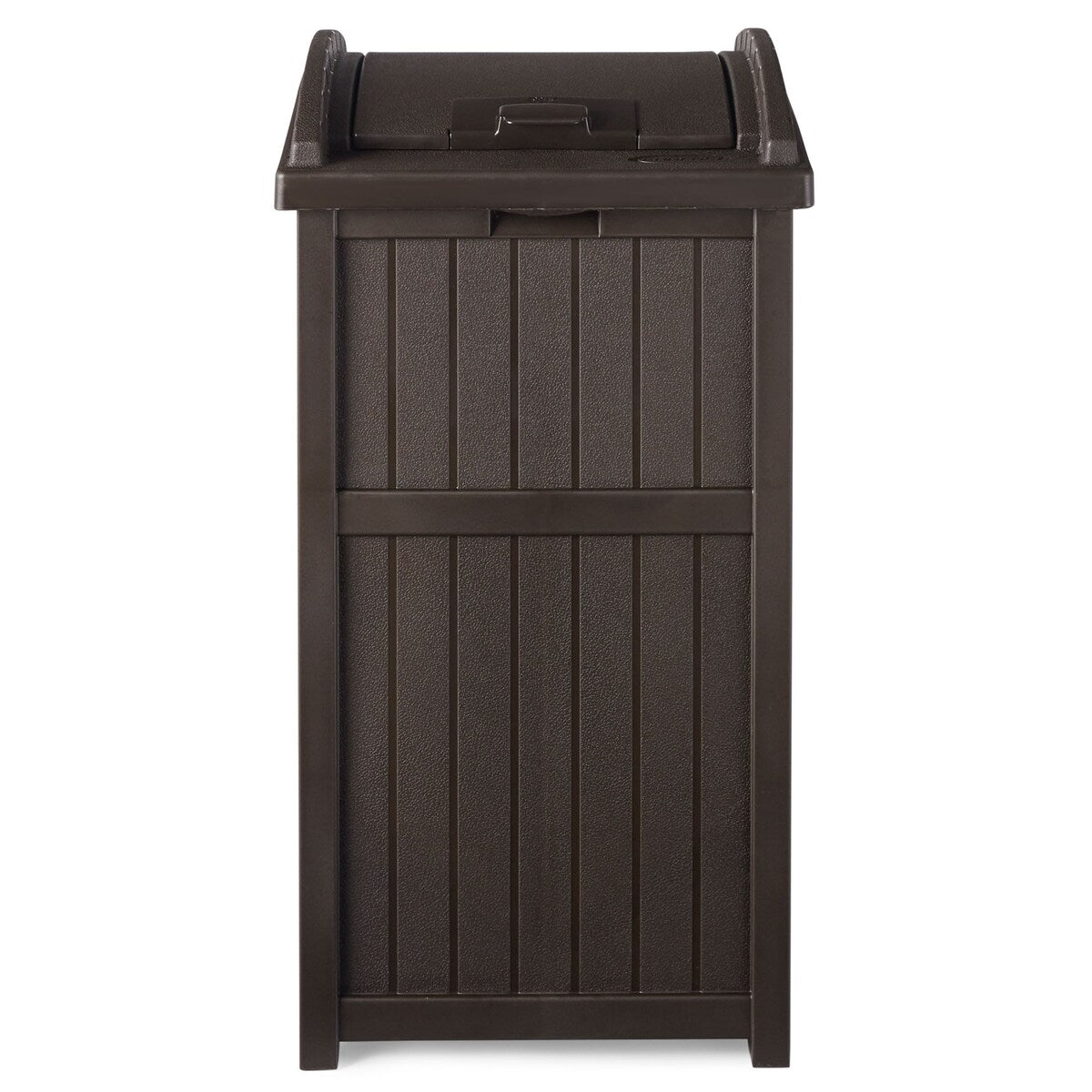 Suncast 30 Gallon Hideaway Mülleimer für den Außenbereich, Cyberspace