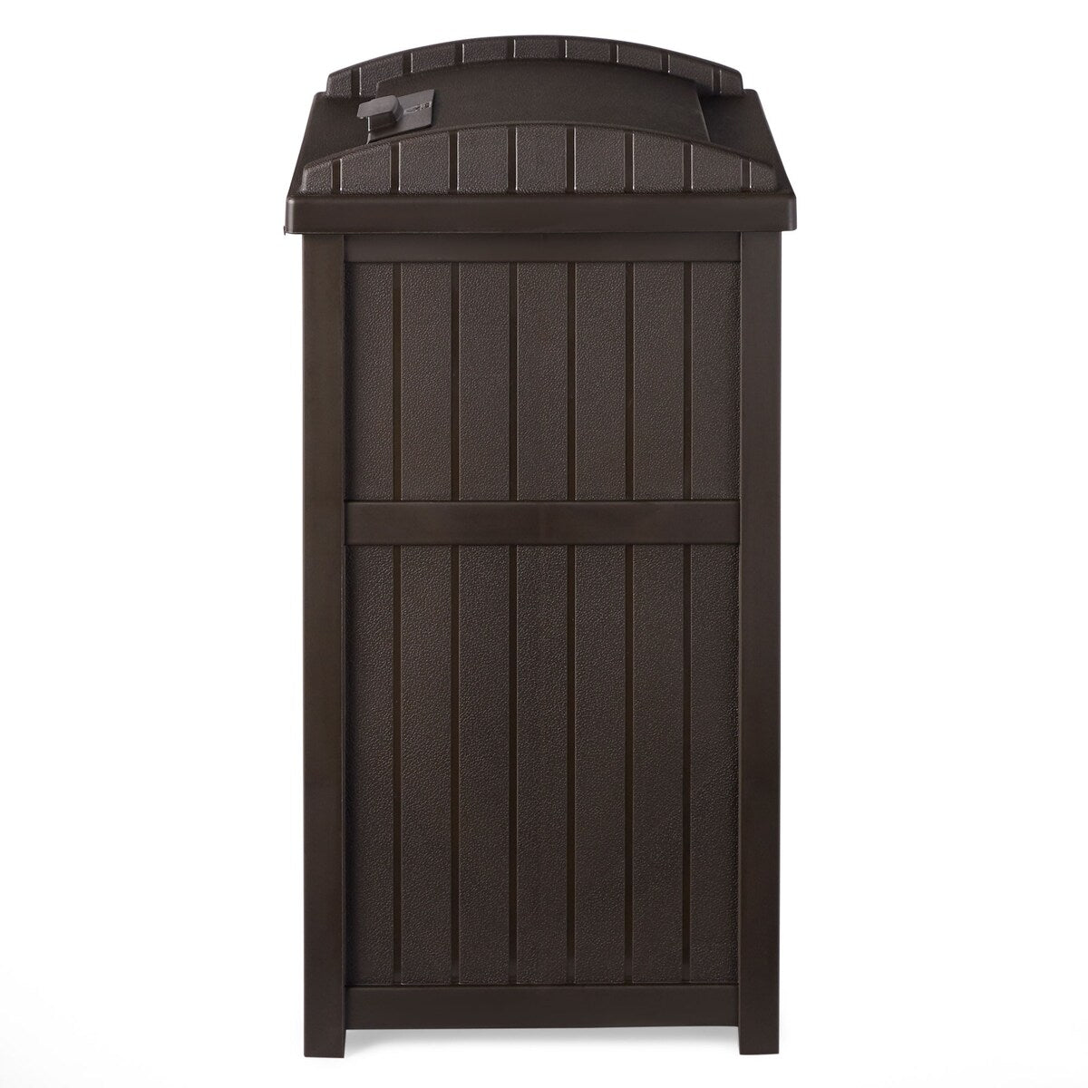 Suncast 30 Gallon Hideaway Mülleimer für den Außenbereich, Cyberspace