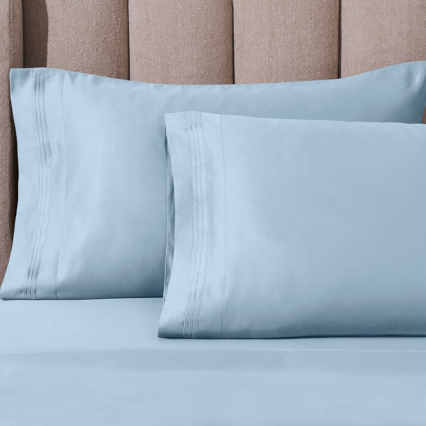 Hochwertiges Bettlaken-Set aus ägyptischer Baumwolle mit 1000 Fadenzahl, tiefe Taschen, solides Design