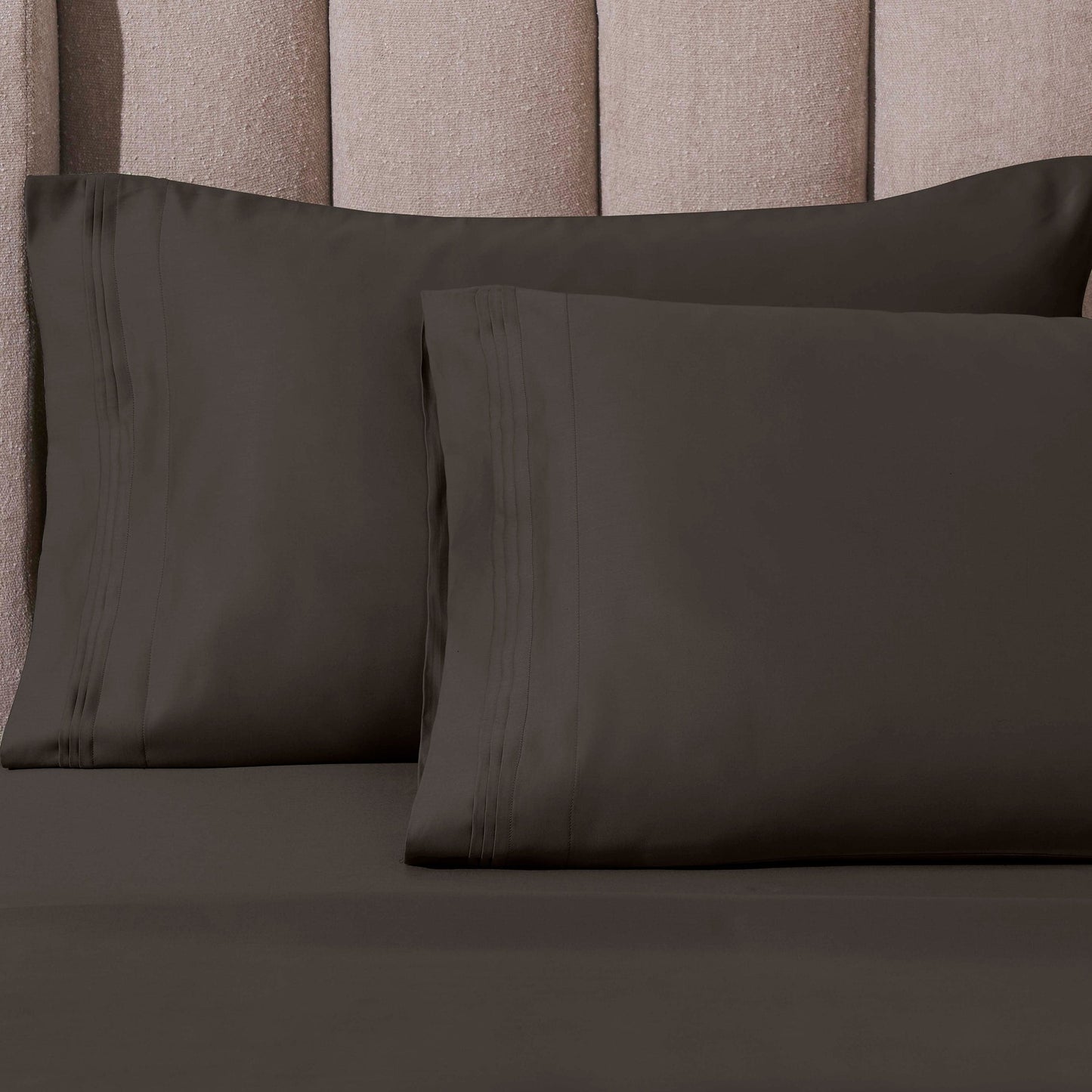 Hochwertiges Bettlaken-Set aus ägyptischer Baumwolle mit 1000 Fadenzahl, tiefe Taschen, solides Design
