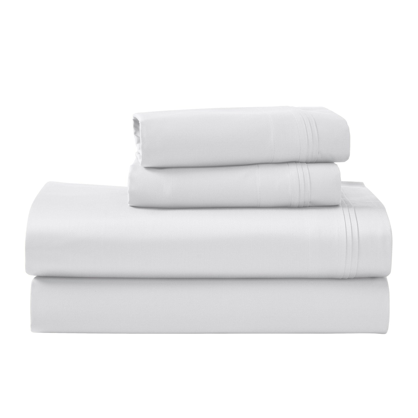 Hochwertiges Bettlaken-Set aus ägyptischer Baumwolle mit 1000 Fadenzahl, tiefe Taschen, solides Design