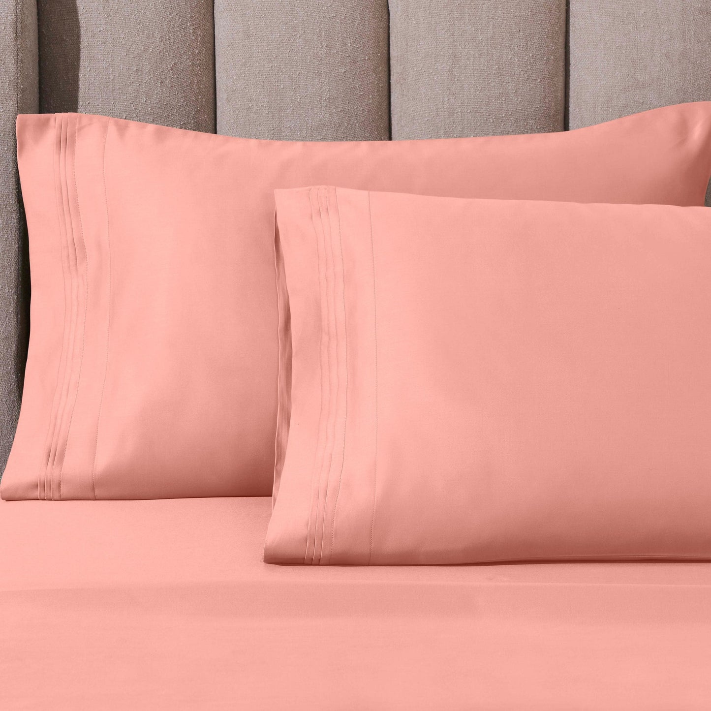 Hochwertiges Bettlaken-Set aus ägyptischer Baumwolle mit 1000 Fadenzahl, tiefe Taschen, solides Design