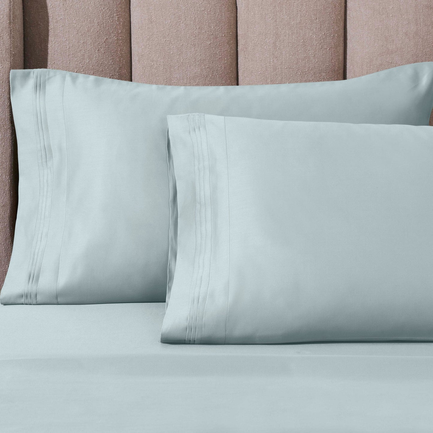Hochwertiges Bettlaken-Set aus ägyptischer Baumwolle mit 1000 Fadenzahl, tiefe Taschen, solides Design