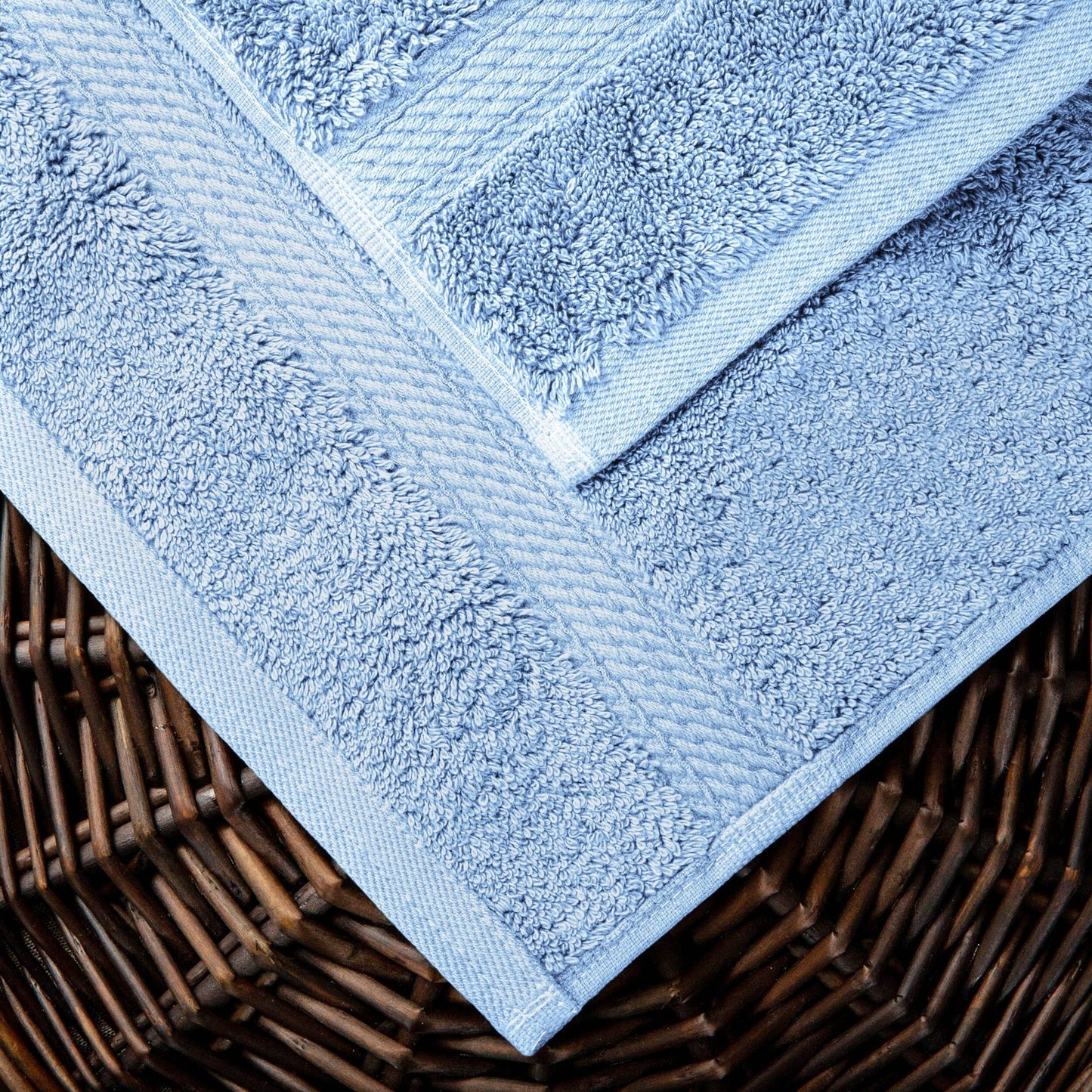 Hochwertiges, schweres Badetuch-Set aus ägyptischer Baumwolle, 2 Stück