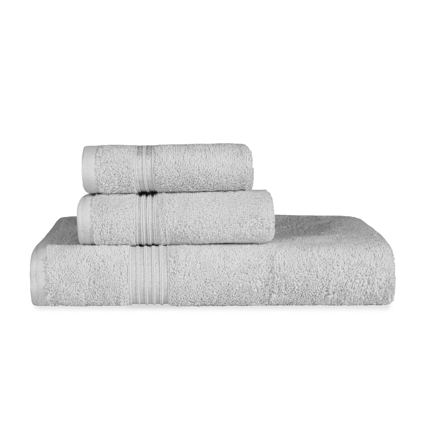 Superior Heritage 3-teiliges saugfähiges Handtuchset aus ägyptischer Baumwolle