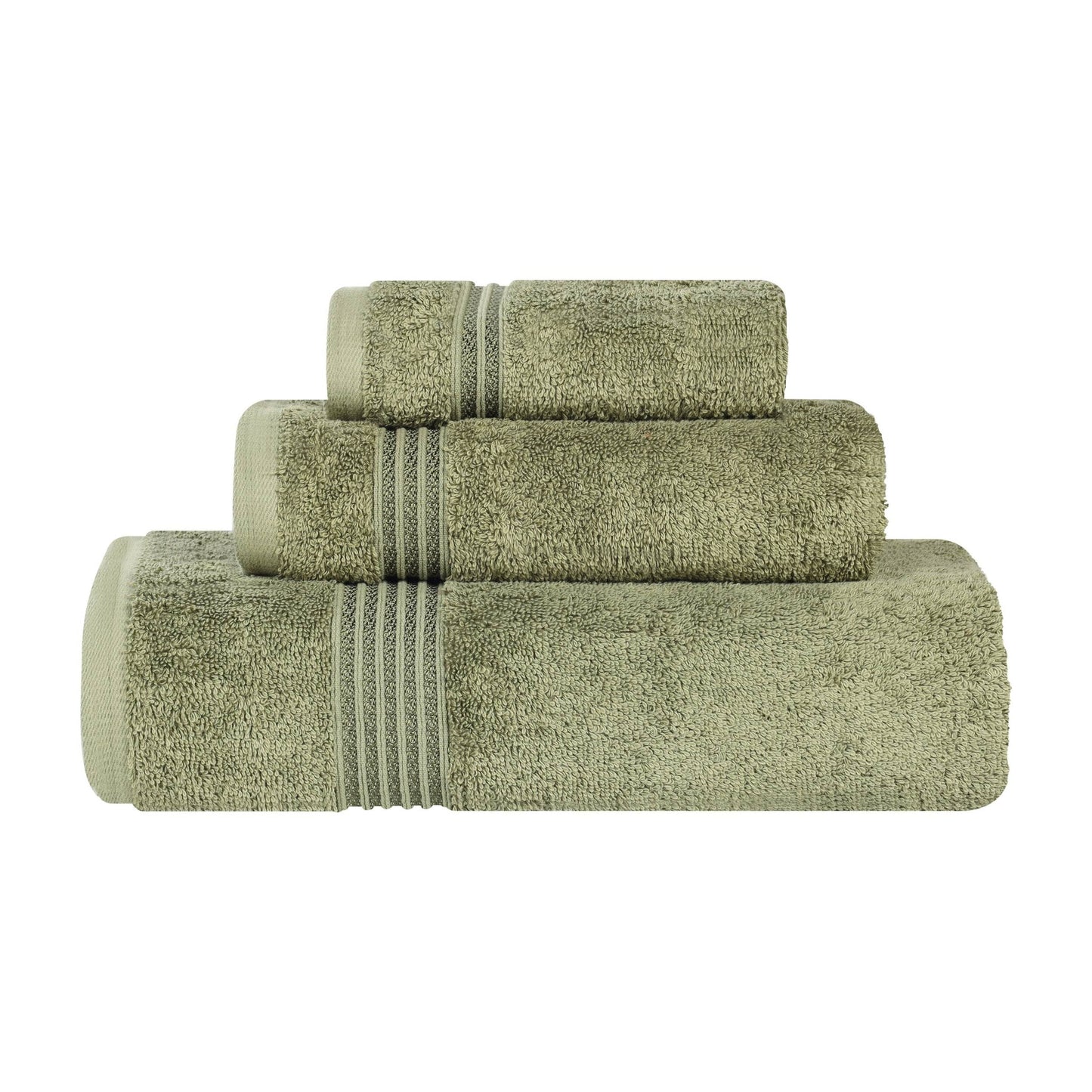 Superior Heritage 3-teiliges saugfähiges Handtuchset aus ägyptischer Baumwolle