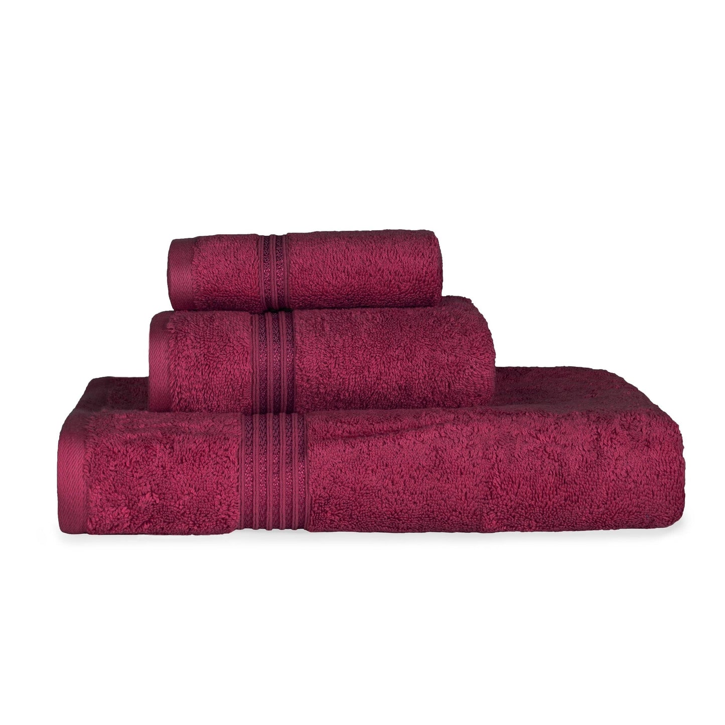 Superior Heritage 3-teiliges saugfähiges Handtuchset aus ägyptischer Baumwolle