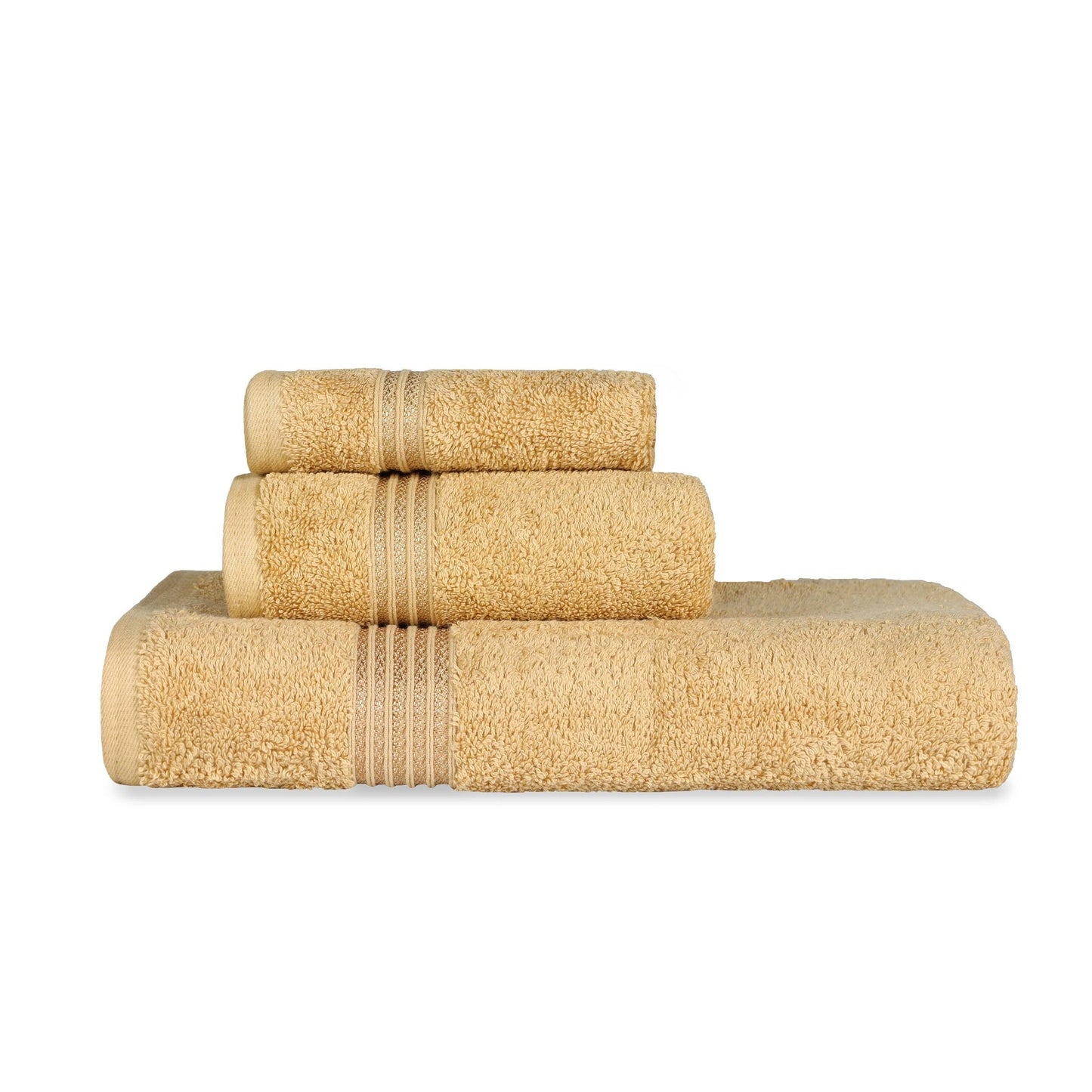 Superior Heritage 3-teiliges saugfähiges Handtuchset aus ägyptischer Baumwolle