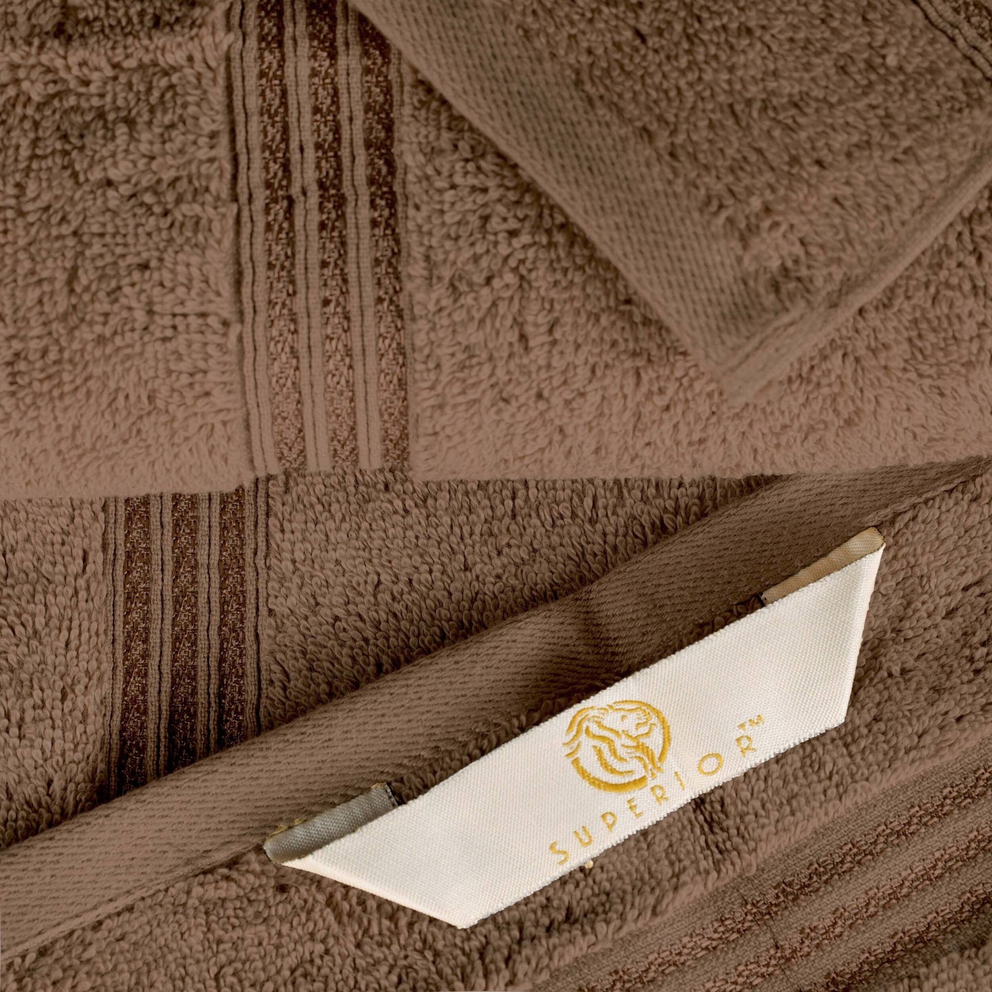 Superior Heritage 8-teiliges saugfähiges Handtuchset aus ägyptischer Baumwolle
