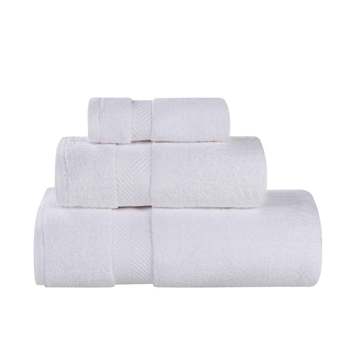 3-teiliges Handtuchset aus äußerst weicher und saugfähiger Zero Twist-Baumwolle