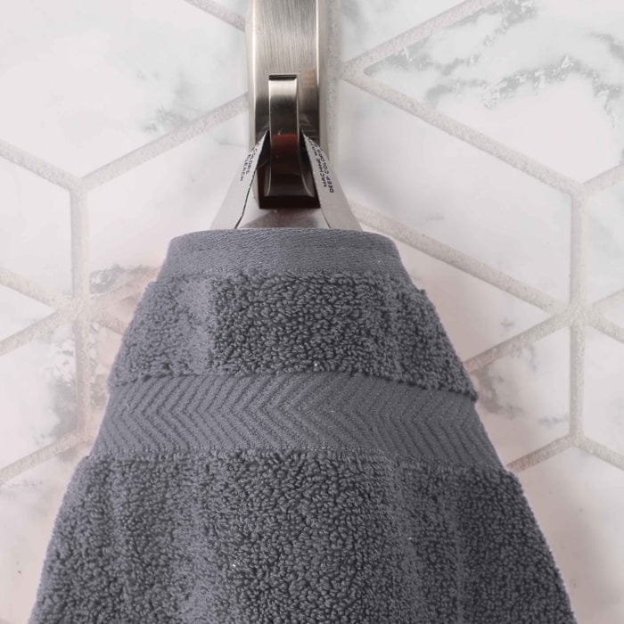 6-teiliges Handtuchset aus äußerst weicher und saugfähiger Zero Twist-Baumwolle