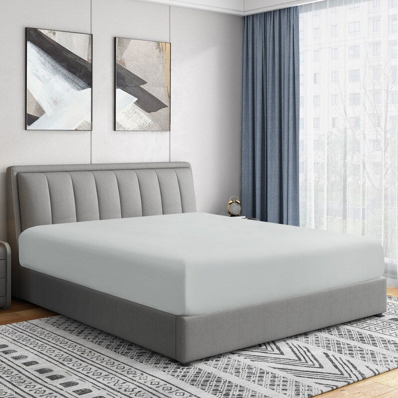 Swift Home Doppelt gebürstete Mikrofaser, 16 Zoll tiefe Taschen, Einzel-Spannbettlaken